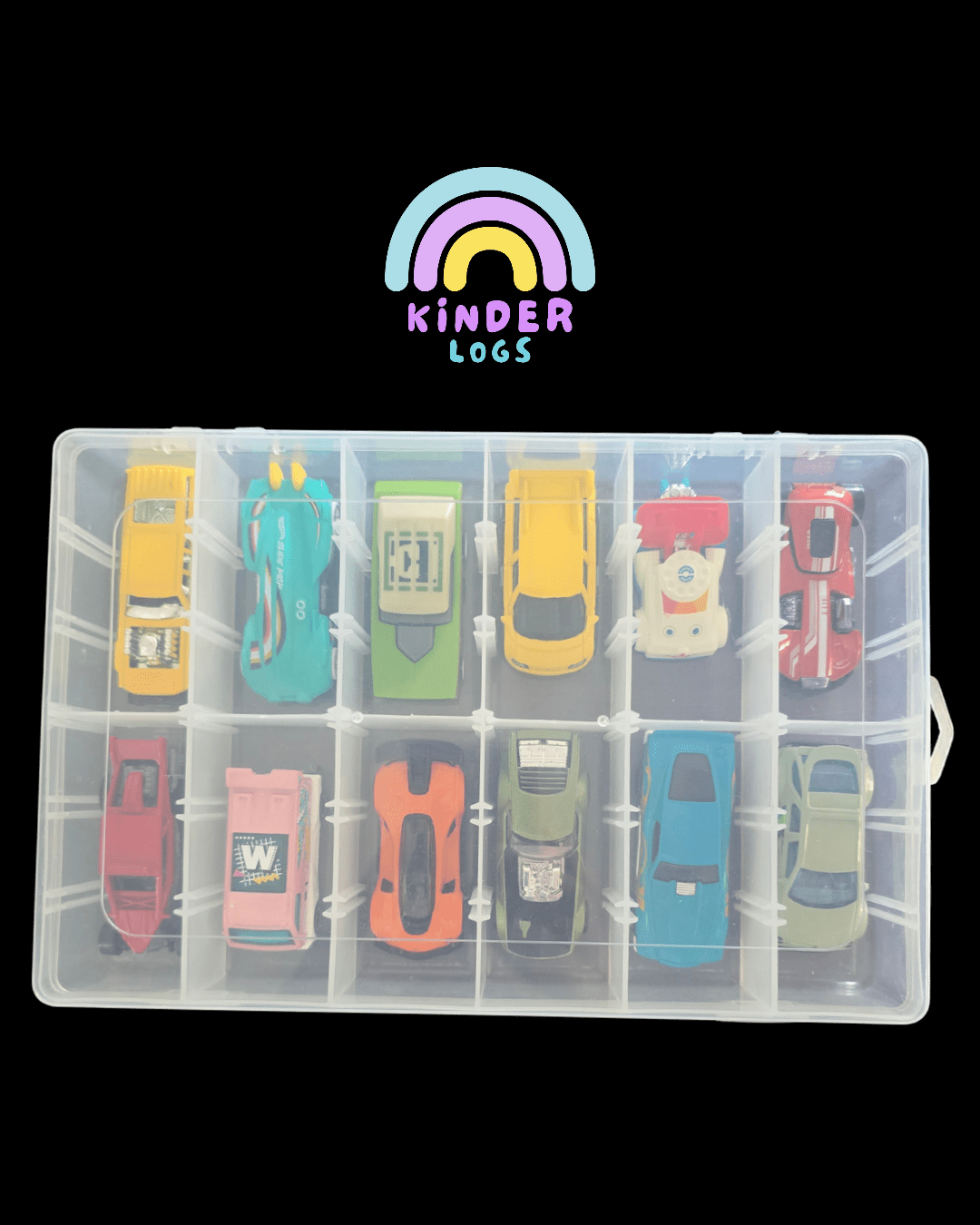 Hot Wheels Starter Pack - Gift Box of 12 Cars - Kinder Logs