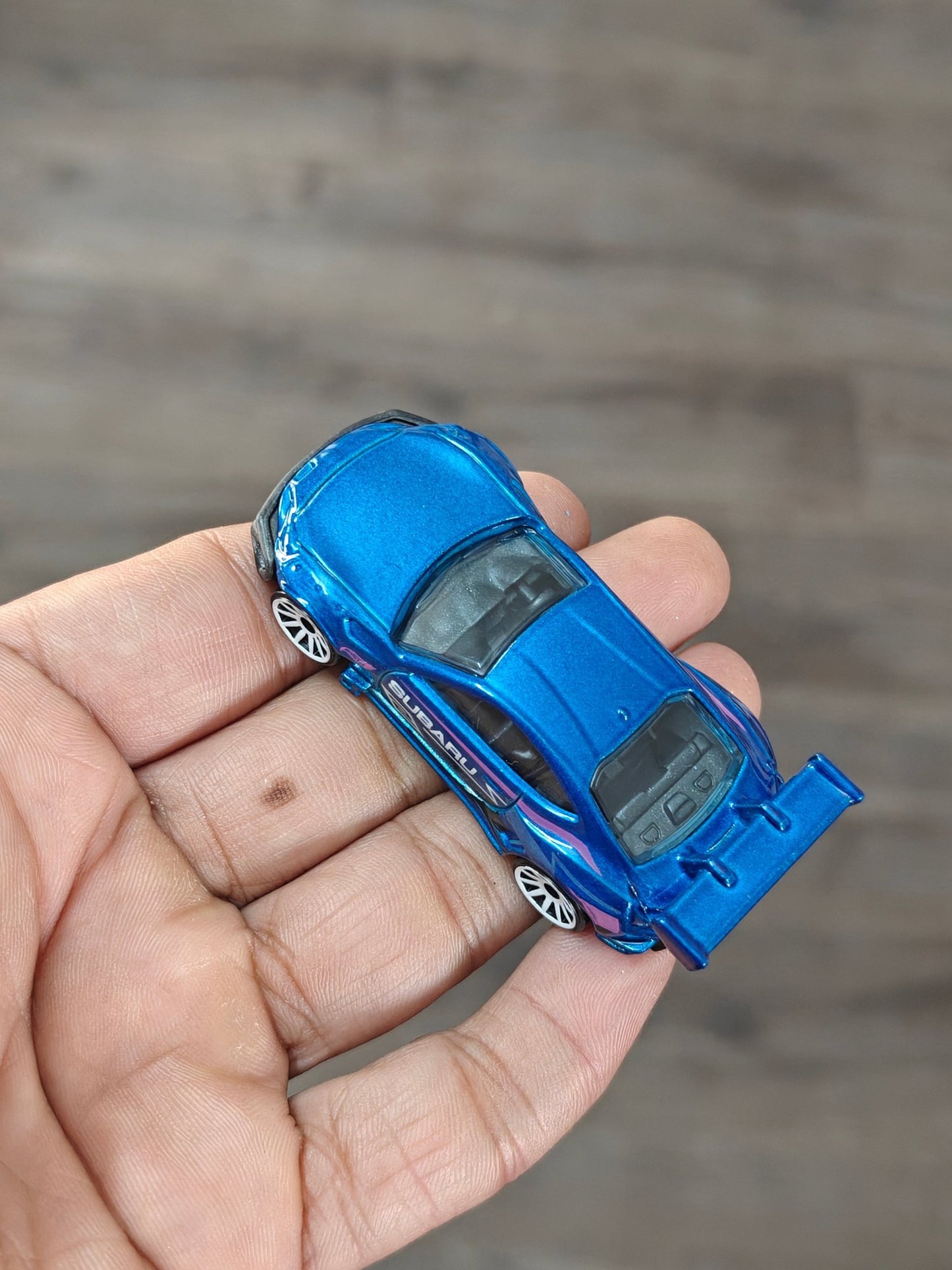 Hot Wheels Subaru BRZ - Blue Imported (Uncarded - New) - Kinder Logs