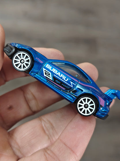 Hot Wheels Subaru BRZ - Blue Imported (Uncarded - New) - Kinder Logs