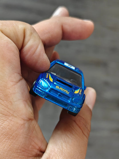 Hot Wheels Subaru Impreza WRX - Blue (Uncarded - New) - Kinder Logs