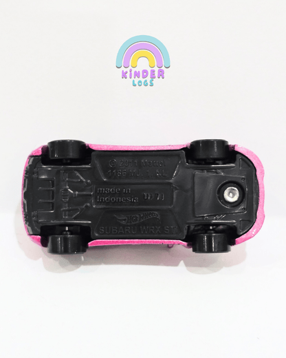 Hot Wheels Subaru WRX STI - Rare Pink Color (Uncarded) - Kinder Logs