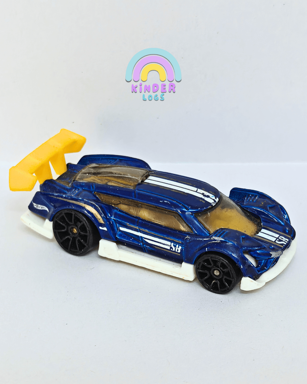 Hot Wheels Super Blitzen - Dark Blue (Pre - Owned Car) - Kinder Logs