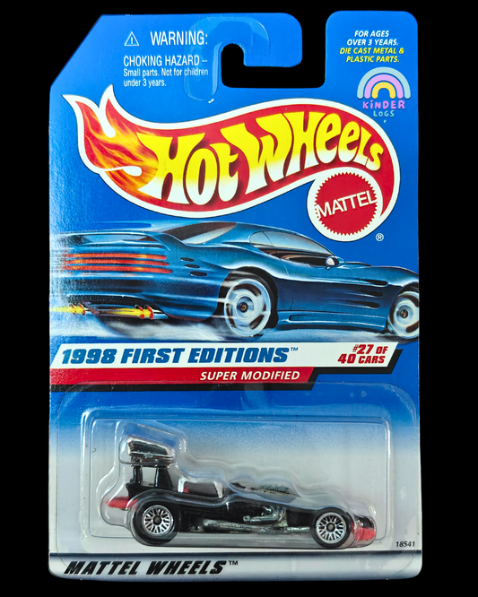 Hot Wheels Super Modified - Black (Imported) - Kinder Logs