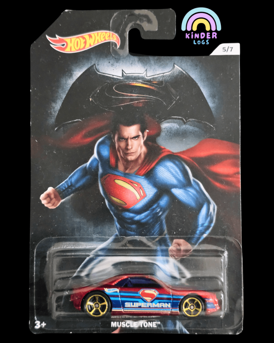 Hot Wheels Superman Car "Muscle Tone" - Kinder Logs