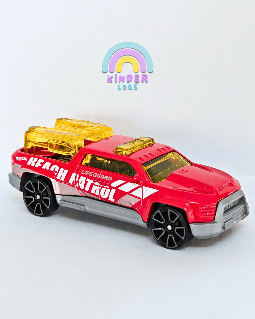 Hot Wheels Surf Duty Beach Patrol - Red (Uncarded - New) - Kinder Logs