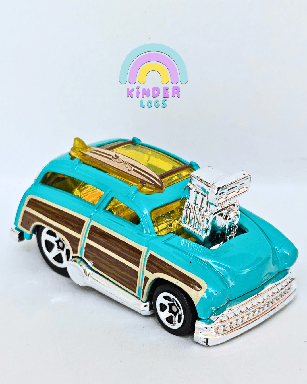 Hot Wheels Surf 'N Turf - Turquoise (Uncarded - New) - Kinder Logs