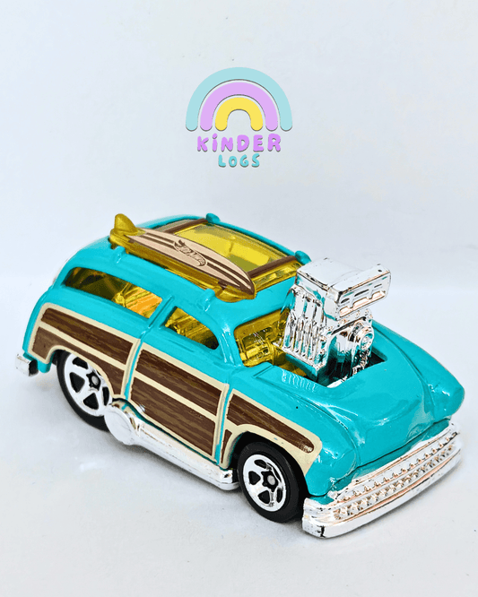 Hot Wheels Surf 'N Turf - Turquoise (Uncarded - New) - Kinder Logs