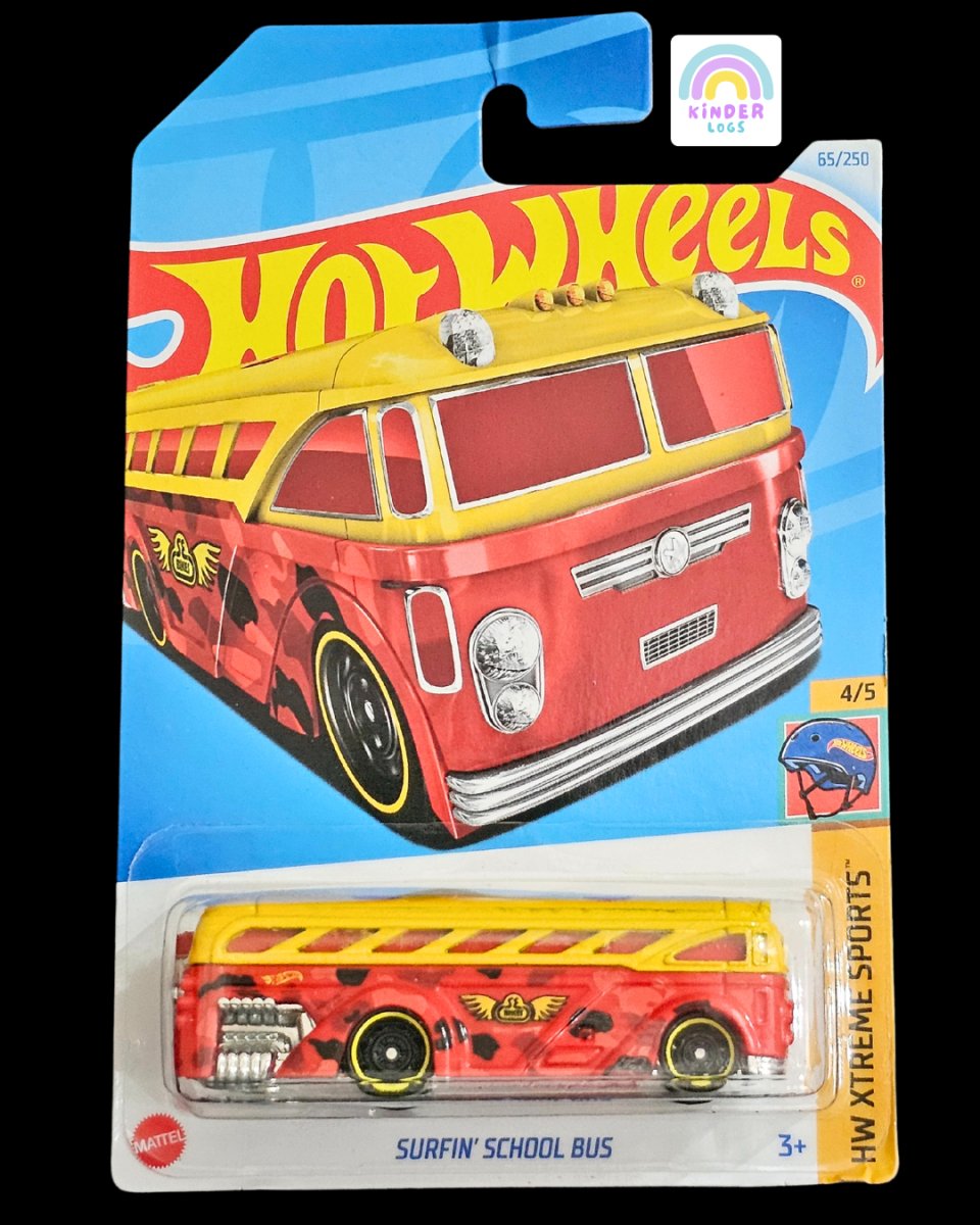 Hot Wheels Surfin' School Bus (M Case) - Kinder Logs