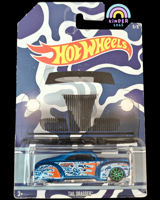 Hot Wheels Tail Dragger - Art Card (Imported) - Kinder Logs