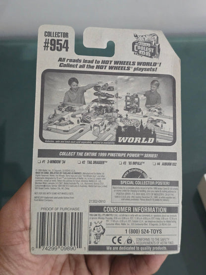 Hot Wheels Tail Dragger - Pinstripe Power Series - Kinder Logs