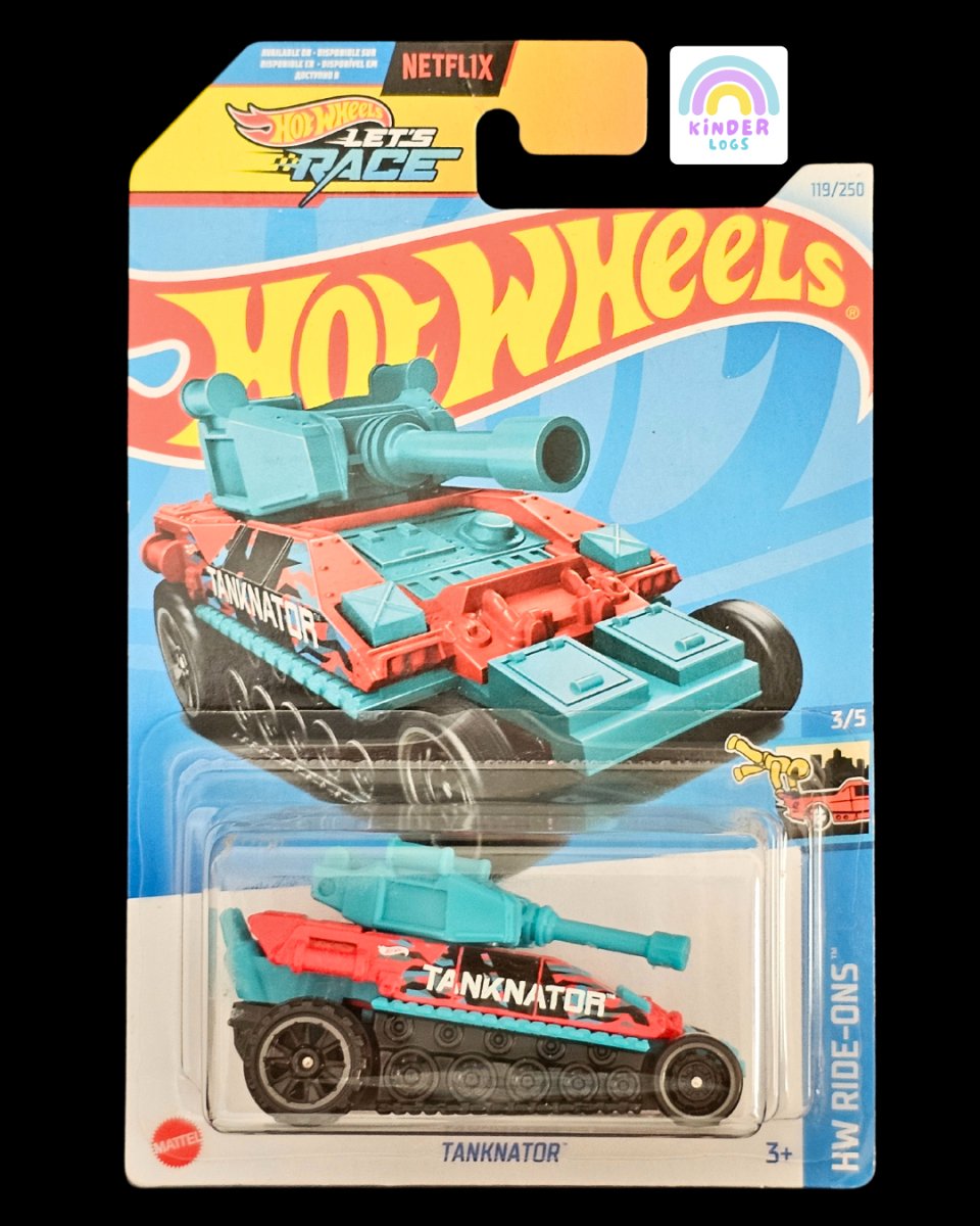 Hot Wheels Tanknator - Netflix Let's Race! - Kinder Logs