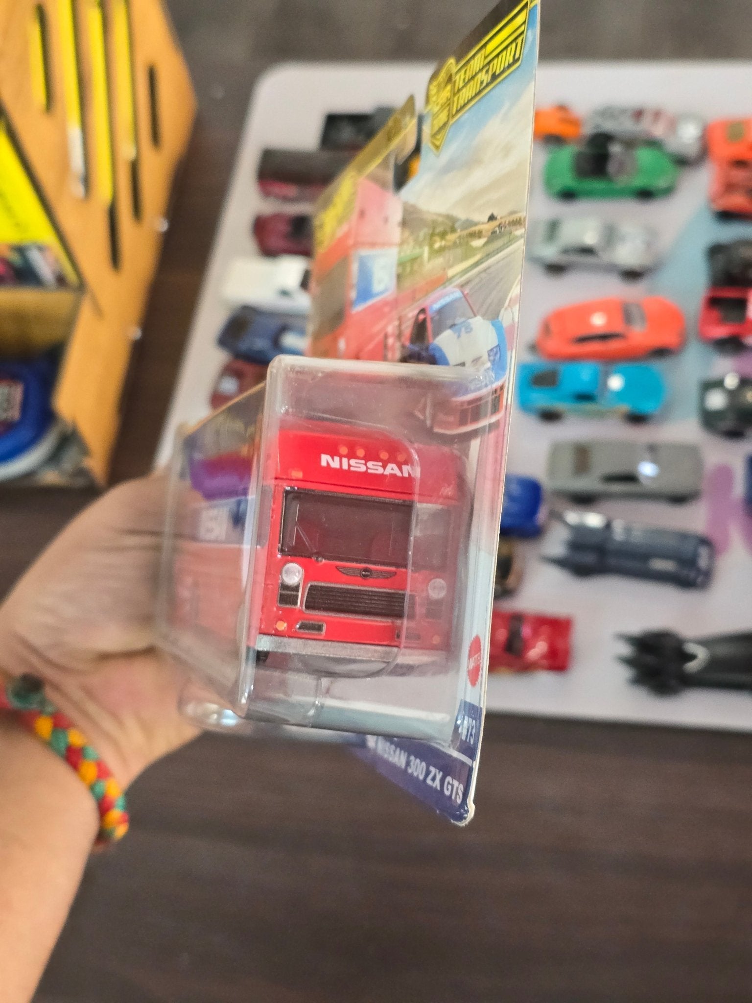 Hot Wheels Team Transport Euro Hauler and 1994 Nissan 300 ZX GTS - Kinder Logs