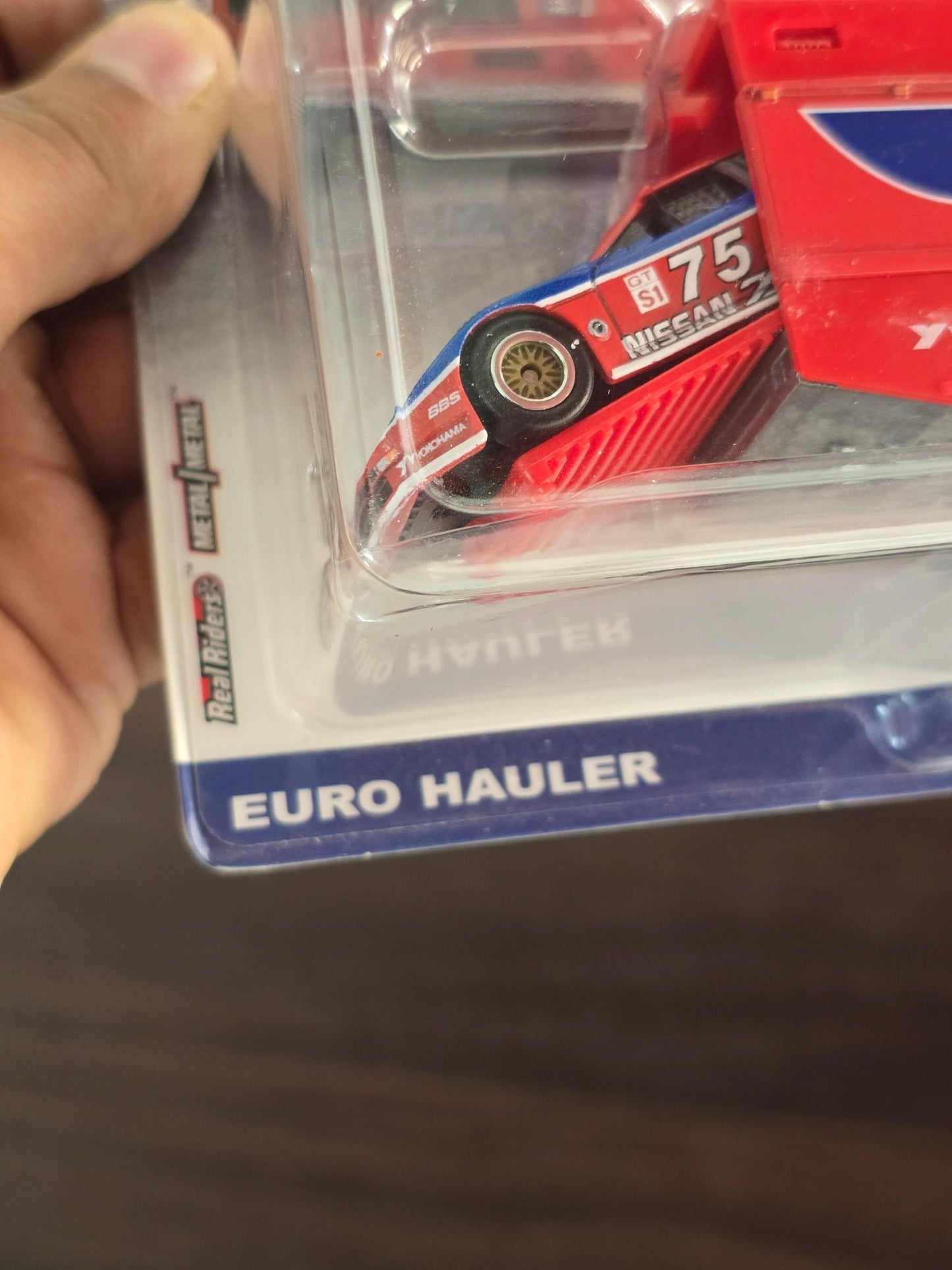 Hot Wheels Team Transport Euro Hauler and 1994 Nissan 300 ZX GTS - Kinder Logs