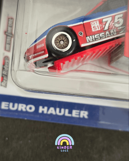 Hot Wheels Team Transport Euro Hauler and 1994 Nissan 300 ZX GTS - Kinder Logs