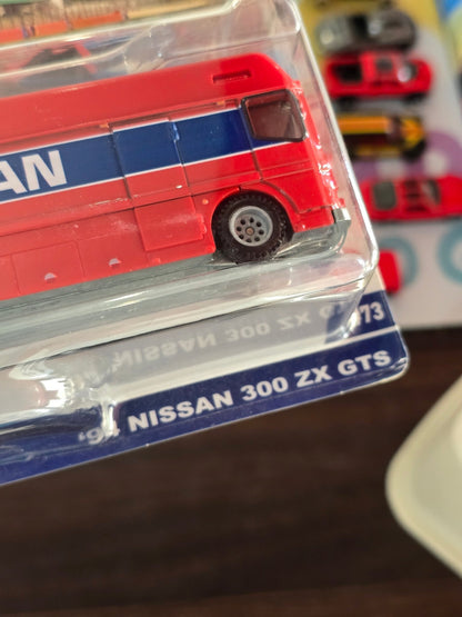 Hot Wheels Team Transport Euro Hauler and 1994 Nissan 300 ZX GTS - Kinder Logs