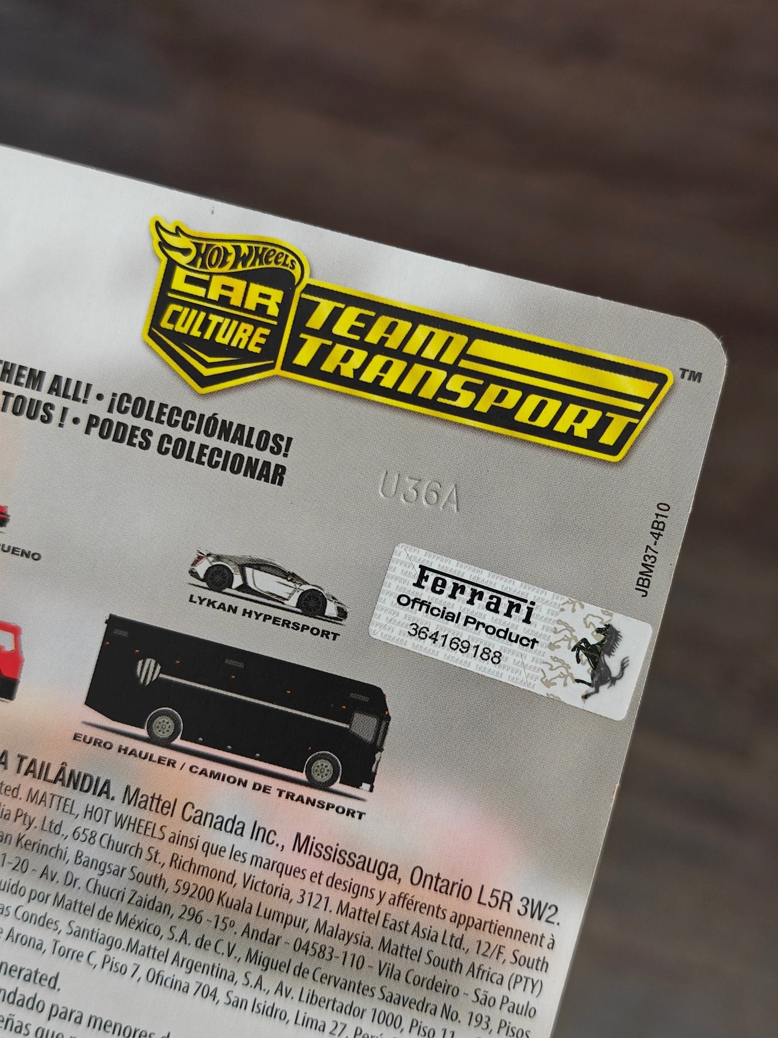 Hot Wheels Team Transport Ferrari 250 GTO & Fiat 642 RN2 Bartoletti - Kinder Logs