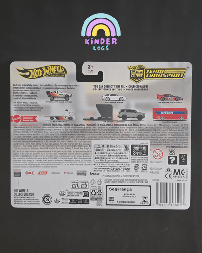 Hot Wheels Team Transport Fleet Street and Toyota Off - Road Truck - Kinder Logs