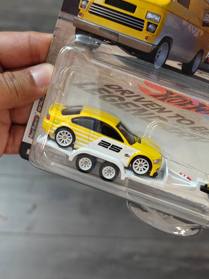 Hot Wheels Team Transport HW Rally Hauler and BMW M3 (Imported) - Kinder Logs
