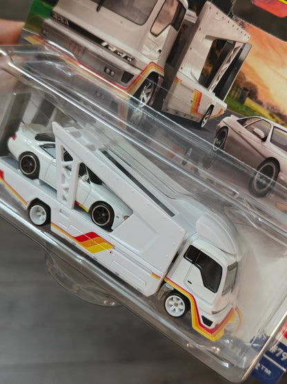 Hot Wheels Team Transport Kousoku Hauler and Toyota Soarer (Imported) - Kinder Logs
