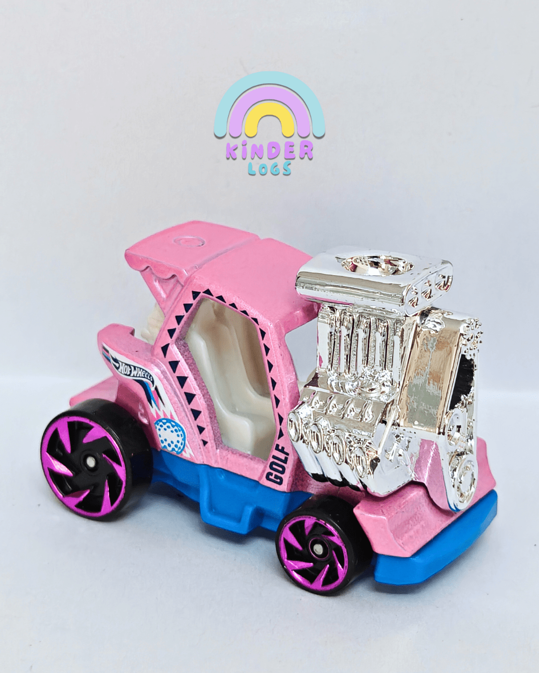 Hot Wheels Tee'd Off 2 - Pink (Uncarded - New) - Kinder Logs