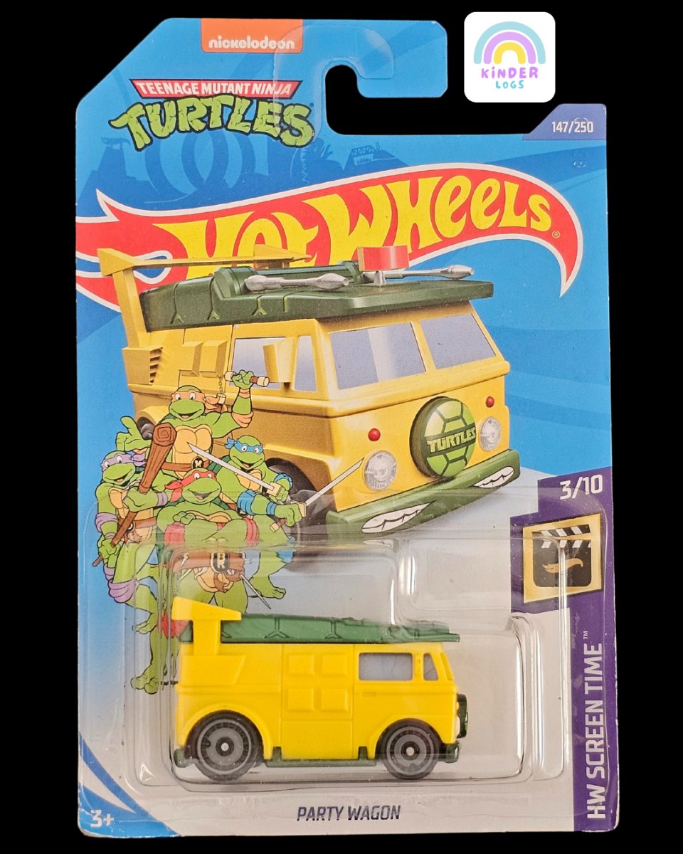 Hot Wheels Teenage Mutant Ninja Turtles Party Wagon - Kinder Logs