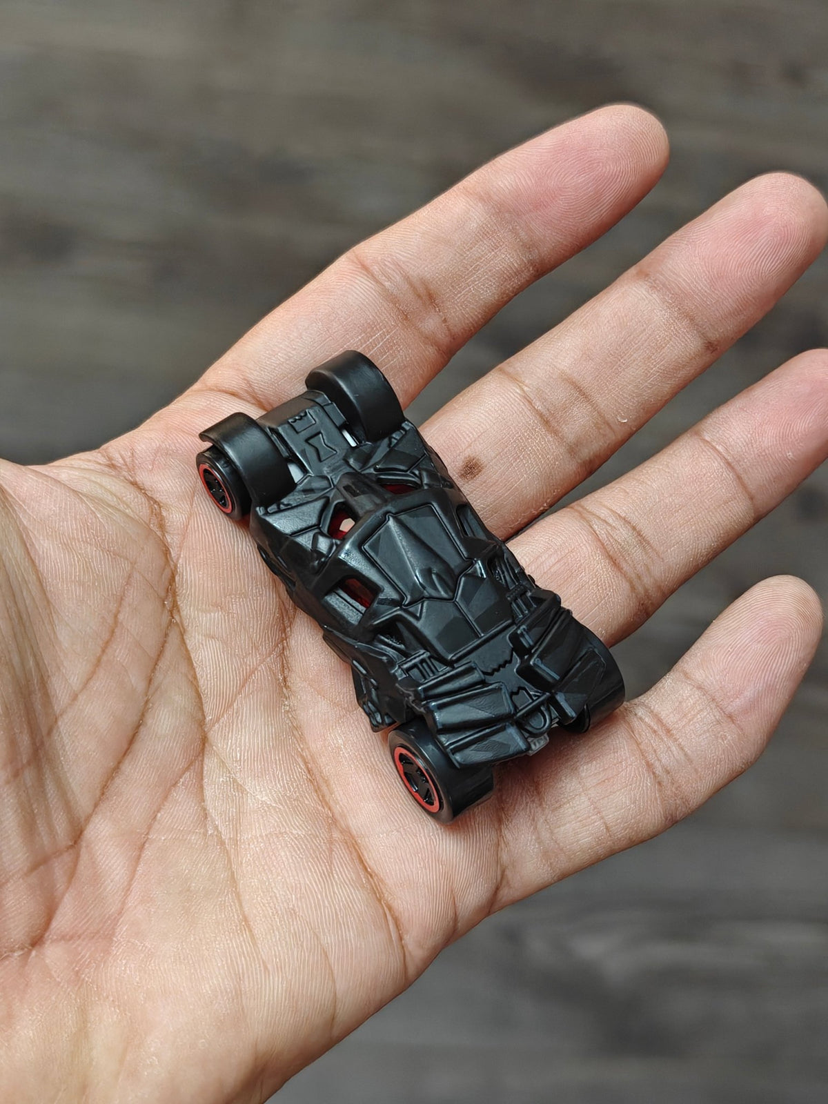 Hot Wheels 'The Dark Knight' Batmobile - Black (Uncarded - New) - Kinder Logs