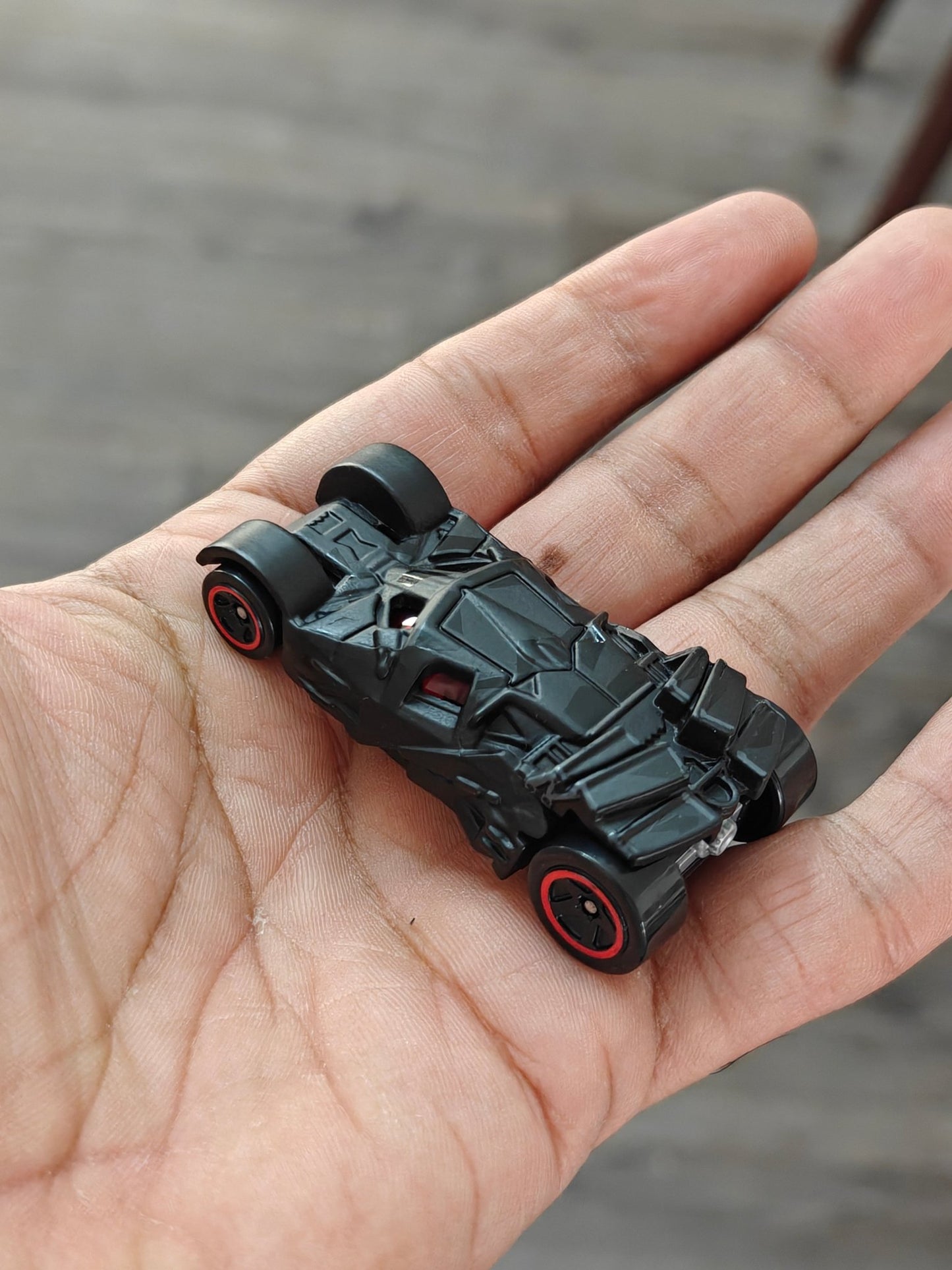 Hot Wheels 'The Dark Knight' Batmobile - Black (Uncarded - New) - Kinder Logs