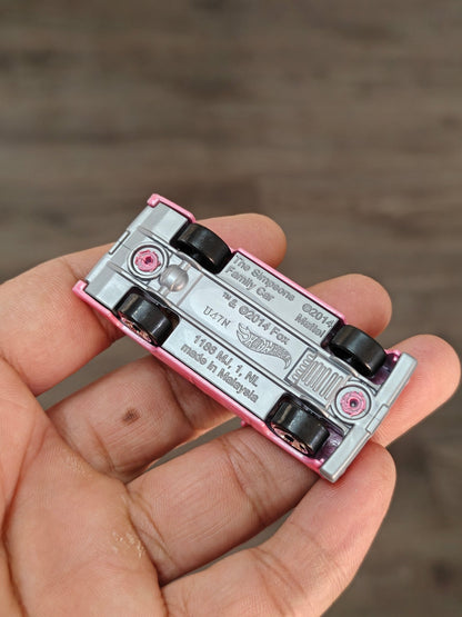 Hot Wheels 'The Simpsons Family Car' - Pink (Uncarded - New) - Kinder Logs