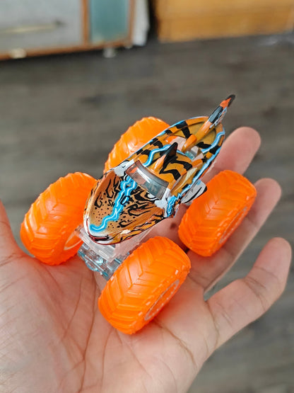 Hot Wheels Tiger Shark Monster Truck - Orange (Uncarded - New) - Kinder Logs