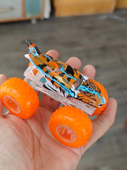 Hot Wheels Tiger Shark Monster Truck - Orange (Uncarded - New) - Kinder Logs