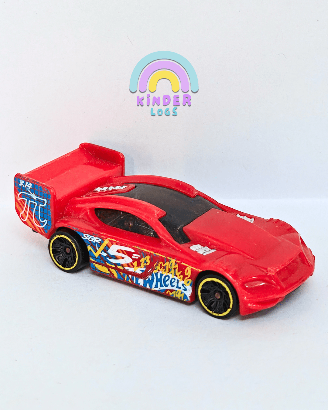 Hot Wheels Time Tracker - Red (Pre - Owned Car) - Kinder Logs