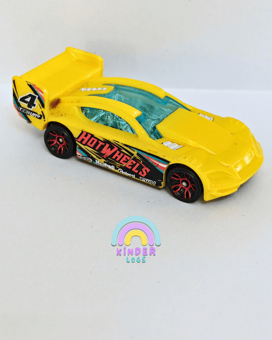 Hot Wheels Time Tracker - Yellow (Pre - Owned Car) - Kinder Logs