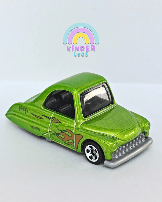 Hot Wheels Tooned Purple Passion - Green (Uncarded - New) - Kinder Logs