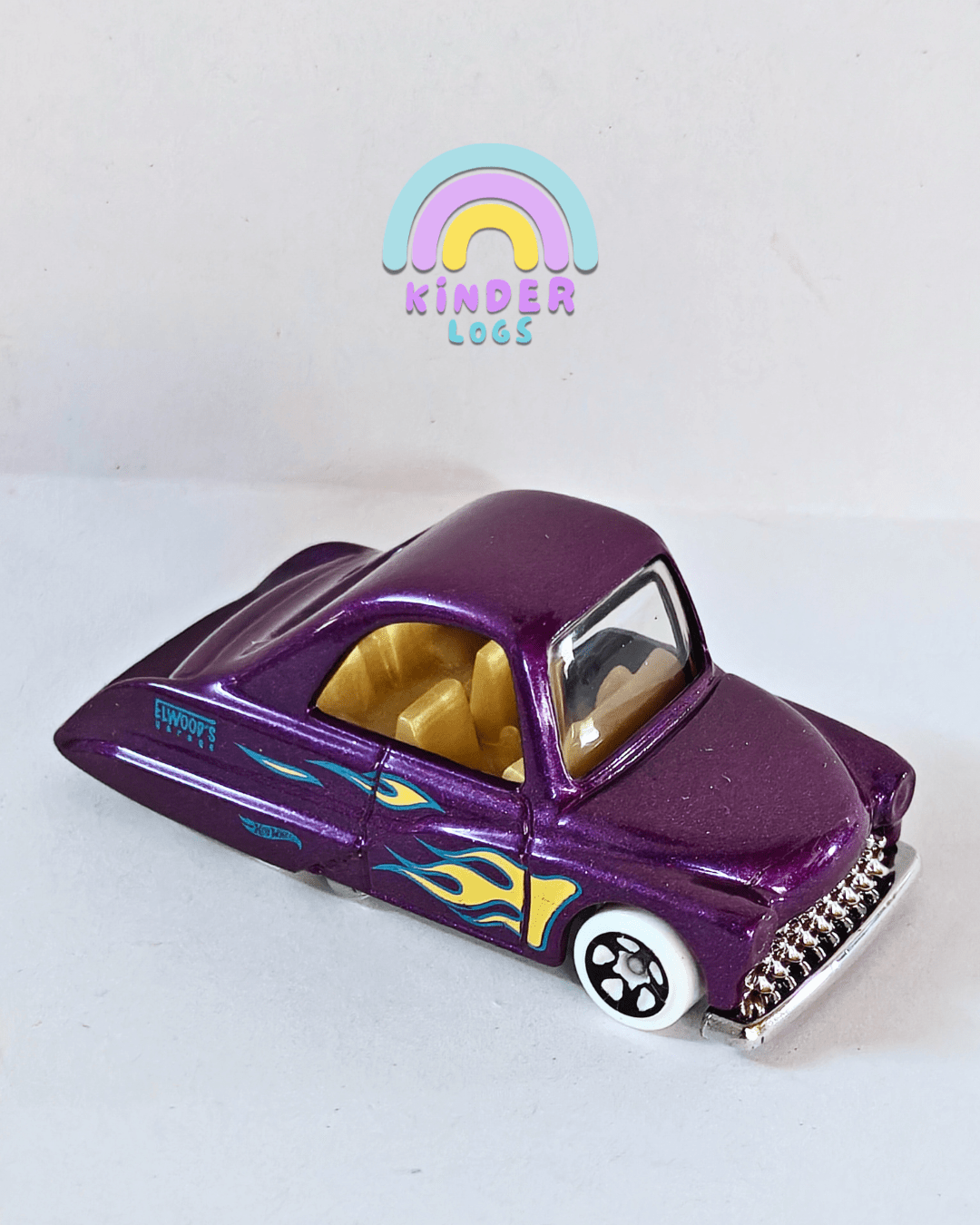 Hot Wheels Tooned Purple Passion (Uncarded - New) - Kinder Logs