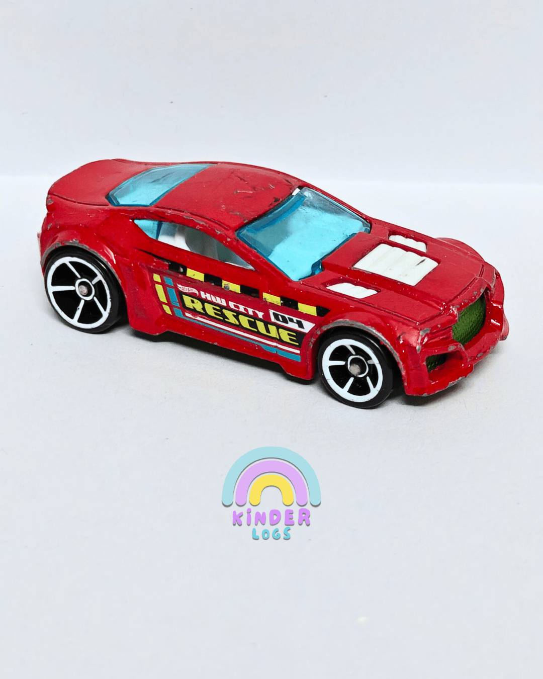 Hot Wheels Torque Twister - Red (Pre - Owned Car) - Kinder Logs