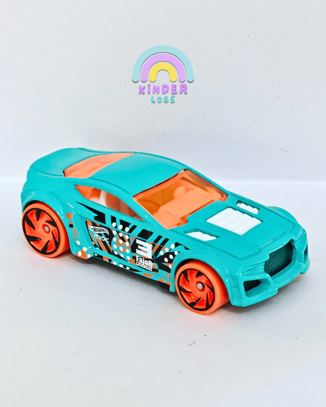 Hot Wheels Torque Twister - Teal (Uncarded - New) - Kinder Logs