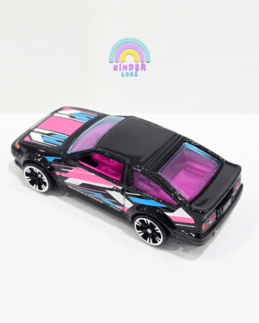 Hot Wheels Toyota AE86 Corolla Neon Speeders - Black (Uncarded) - Kinder Logs