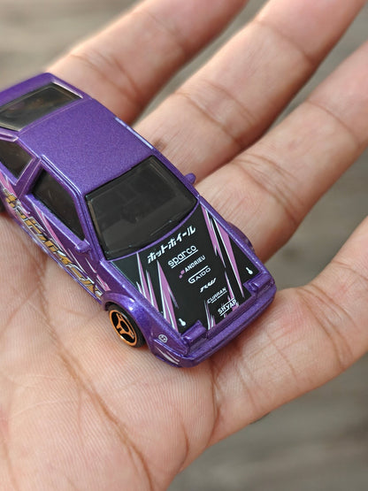 Hot Wheels Toyota AE86 Sprinter Trueno - Purple (Uncarded - New) - Kinder Logs