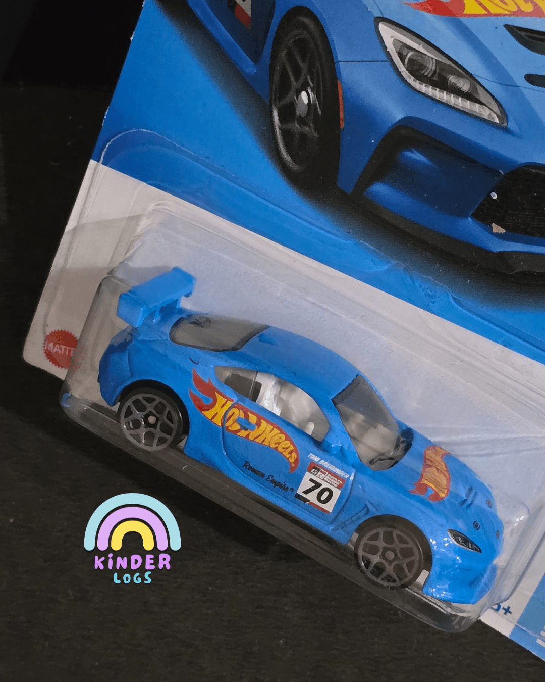 Hot Wheels Toyota GR86 Cup - Blue (Imported) - Kinder Logs