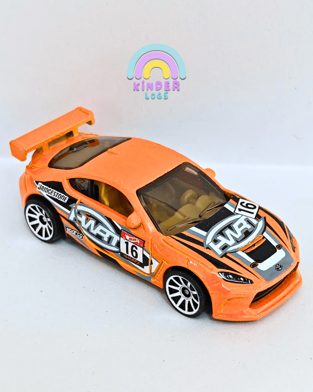Hot Wheels Toyota GR86 Cup - Orange (Uncarded - New) - Kinder Logs
