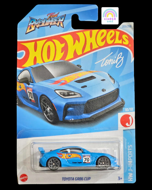 Hot Wheels Toyota GR86 Cup Toni Breidinger (M Case) - Kinder Logs