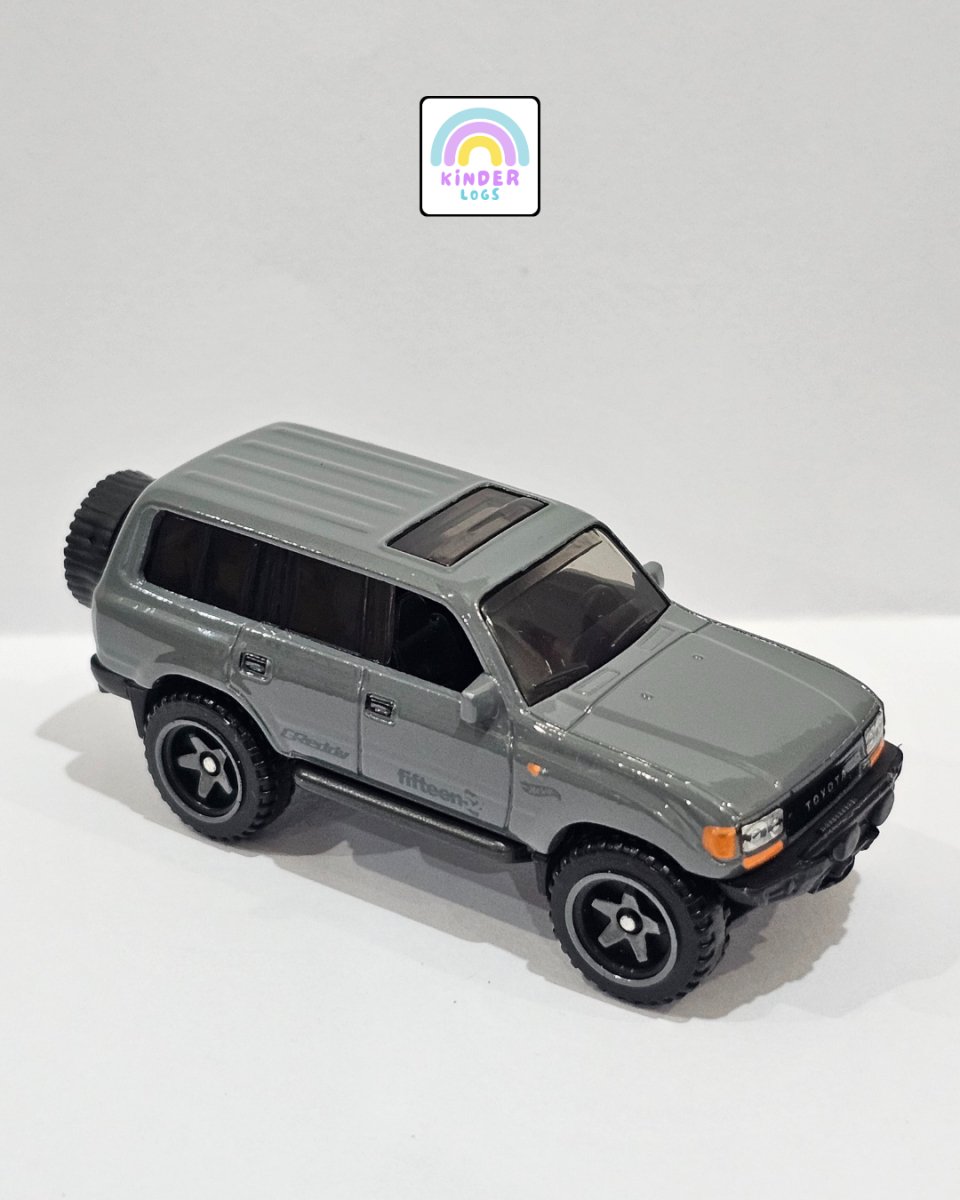 Hot Wheels Toyota Land Cruiser 80 - Grey Color (Uncarded) - Kinder Logs