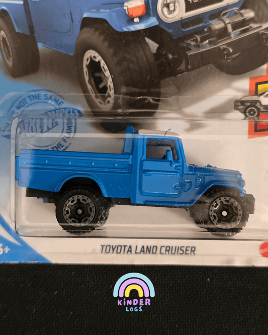 Hot Wheels Toyota Land Cruiser - Blue (Imported) - Kinder Logs