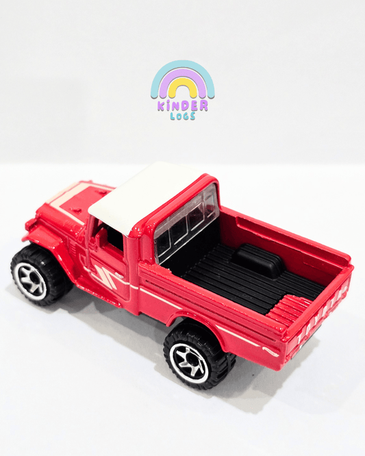 Hot Wheels Toyota Land Cruiser Pickup - Silver Series (Uncarded) - Kinder Logs