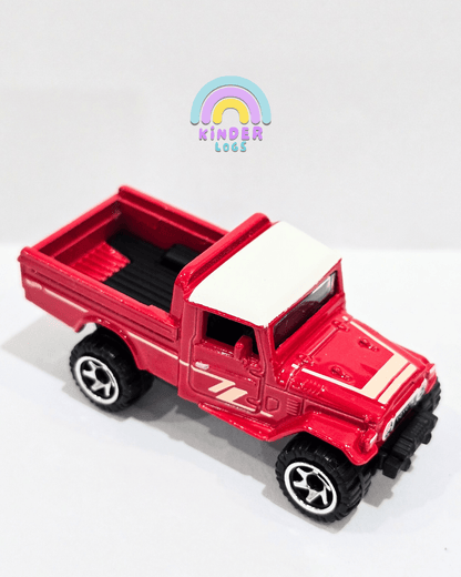 Hot Wheels Toyota Land Cruiser Pickup - Silver Series (Uncarded) - Kinder Logs