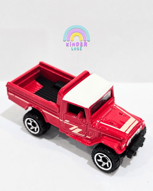 Hot Wheels Toyota Land Cruiser Pickup - Silver Series (Uncarded) - Kinder Logs