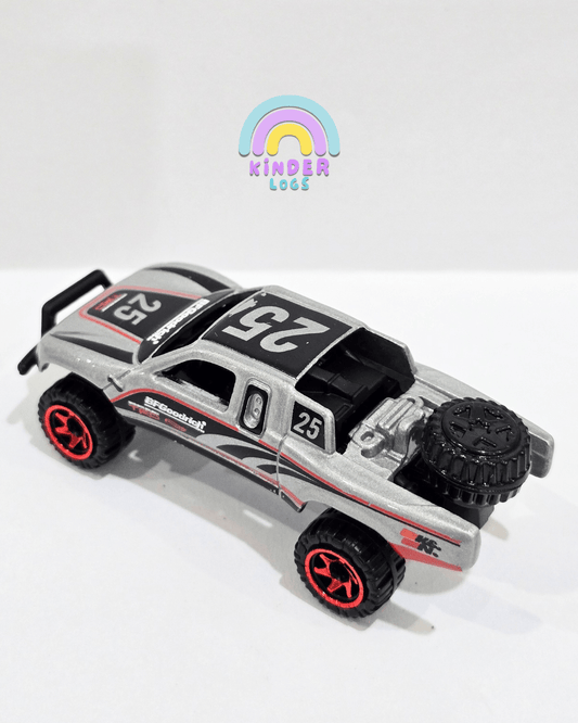 Hot Wheels Toyota Off - Road Truck - Silver Series (Uncarded) - Kinder Logs