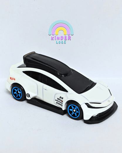 Hot Wheels Toyota Prius Custom - White (Uncarded - New) - Kinder Logs
