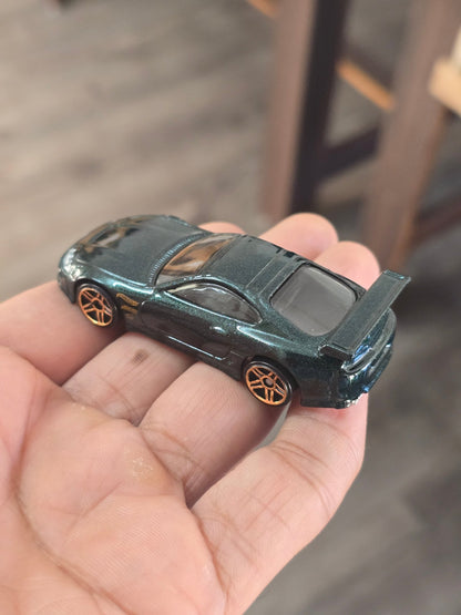Hot Wheels Toyota Supra - Dark Green (Uncarded - New) - Kinder Logs