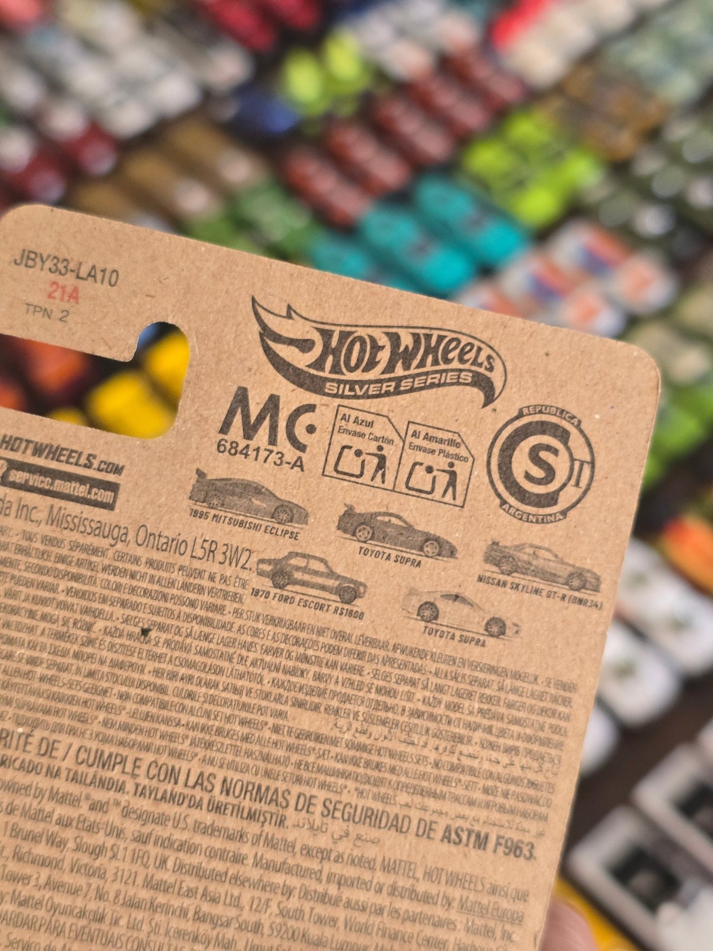 Hot Wheels Toyota Supra (White) - Fast & Furious Brian O'Conner - Kinder Logs